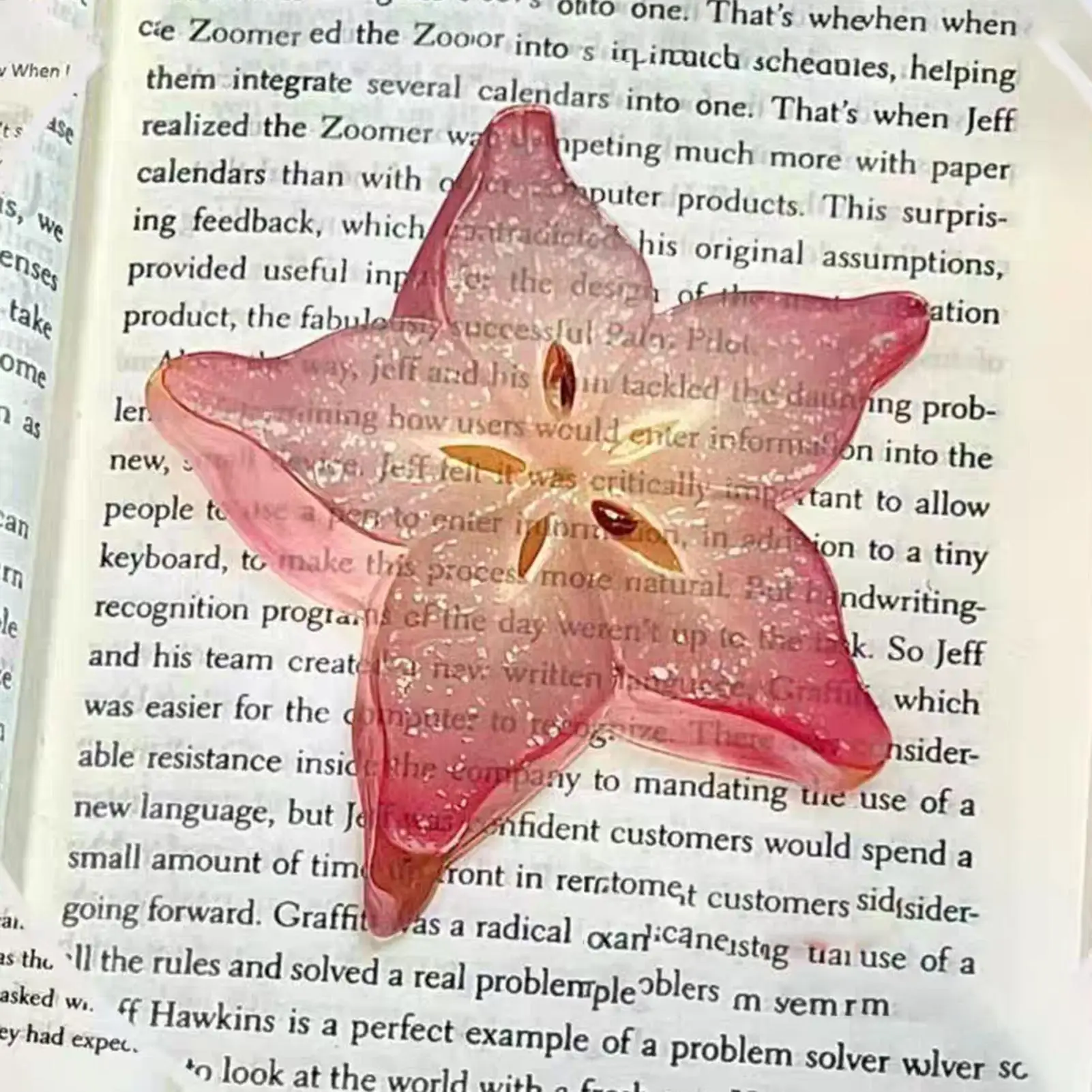 Cute Bookmarks Acrylic Fruit Slice School Supplies Small Bookmarks for Reading Women for Adults Student Teacher Readers Friend