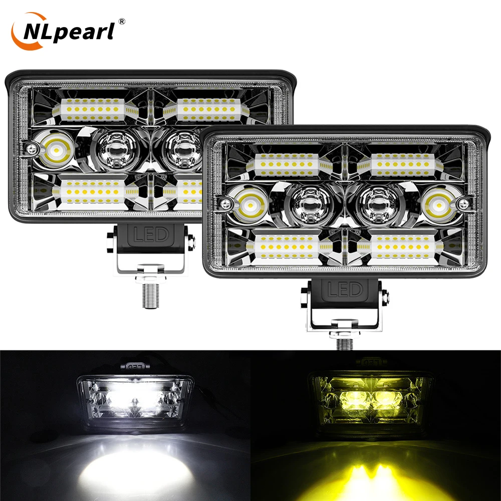 NLpearl 3/4/5 Inch ED Light Bar Off Road Spotlight Work Light LED Running Headlight For Truck Tractor 4X4 Boat 12v 24v Fog Lamp