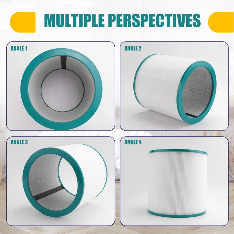 Filter HEPA Pengganti Kompatibel untuk Dyson TP01 TP02 AM11 BP01 Aksesori Pembersih Udara Menara Tautan Keren Murni