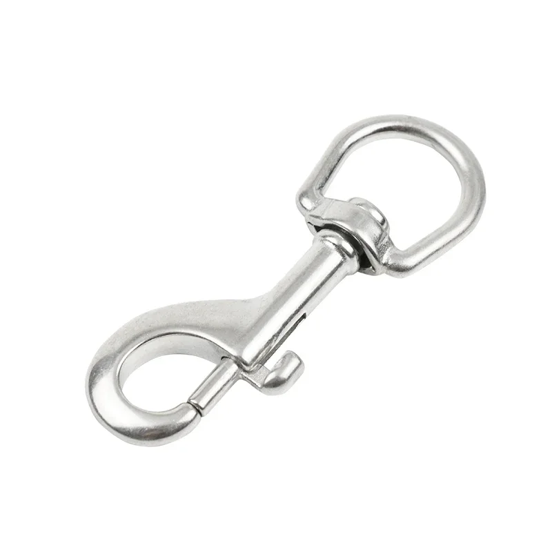 Stainless Steel Swivel Eye Bolt Snap Spring Hook For Scuba Diving Pet Leash Flag For Diving Hook For Pet Leash/Camping Tent