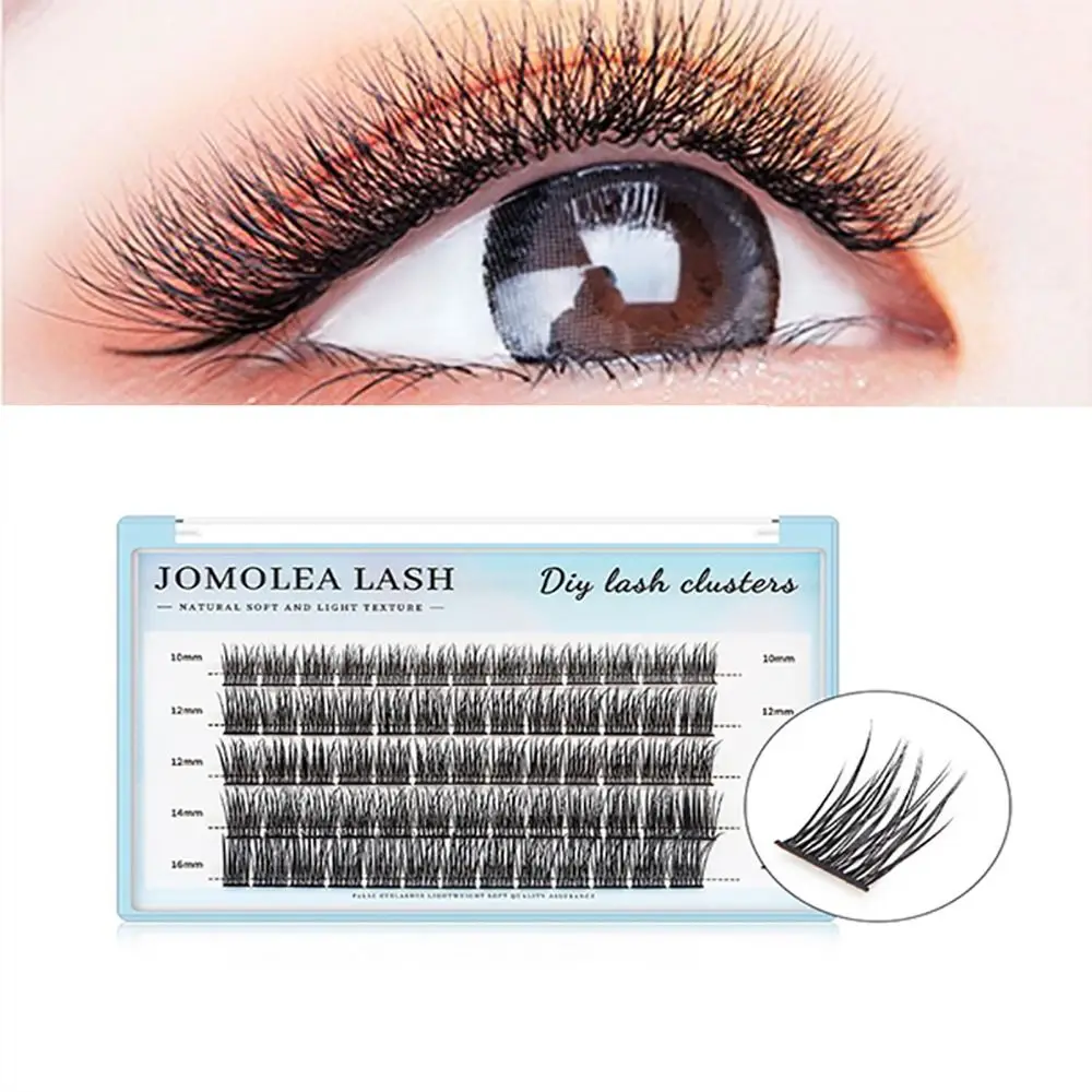 

Handmade False Eyelashes Natural Individual Lashes Thick Grafting Eyelashes Makeup Tool Mink Volume Cluster Eyelashes Beauty