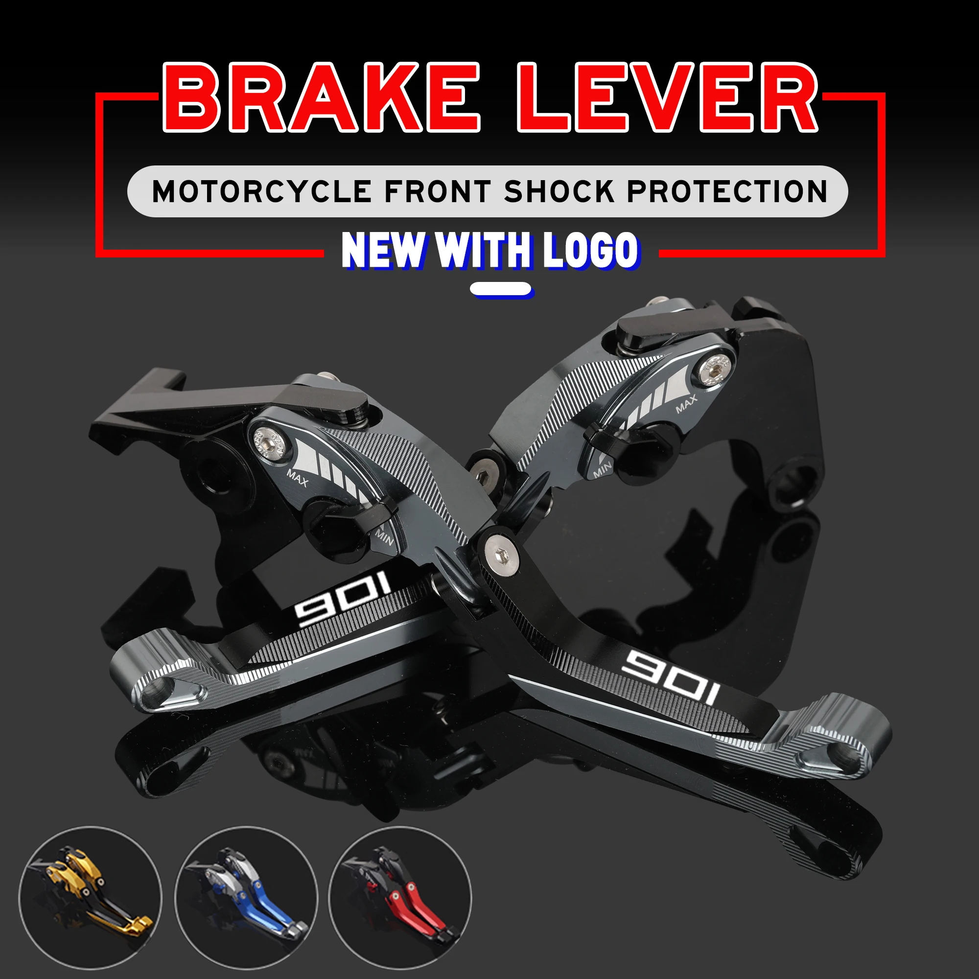 NEW 5D BRAKE LEVER FOR Husqvarna NORDEN 901 2022 2023 Motorcycle Aluminum Foldable Extending Brakes Clutch Levers Norden901