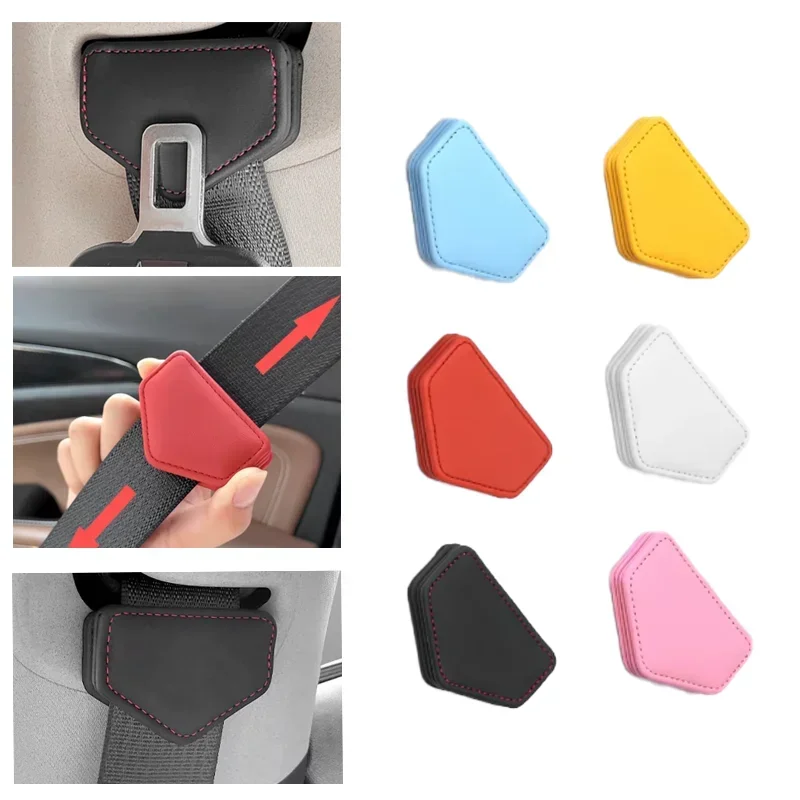 

1 PCs Universal Magnetic Car Safety Belts Solid Colorful Seat Belt Fixed Slack Adjuster Auto Interior Decoration Accessories