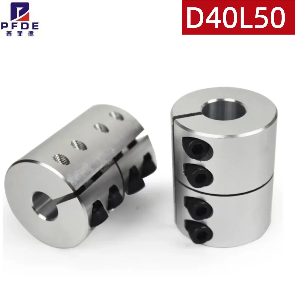 T8 D40L50  3D Printer  Lead Screw Rigid Shaft Coupler Clamp Stepper Servo Motor High Torque Coupling Engraving Machine Wholesale