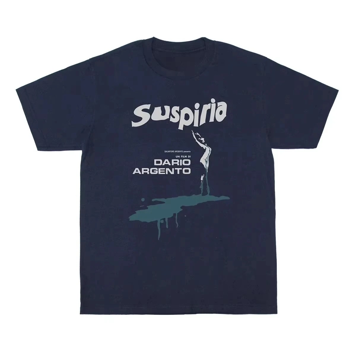 Suspiria Dario Argento T Shirt Unisex Men Women Cotton Graphic Printed Short Sleeve Round Neck Black Giallo Horror Tee Hot Sale
