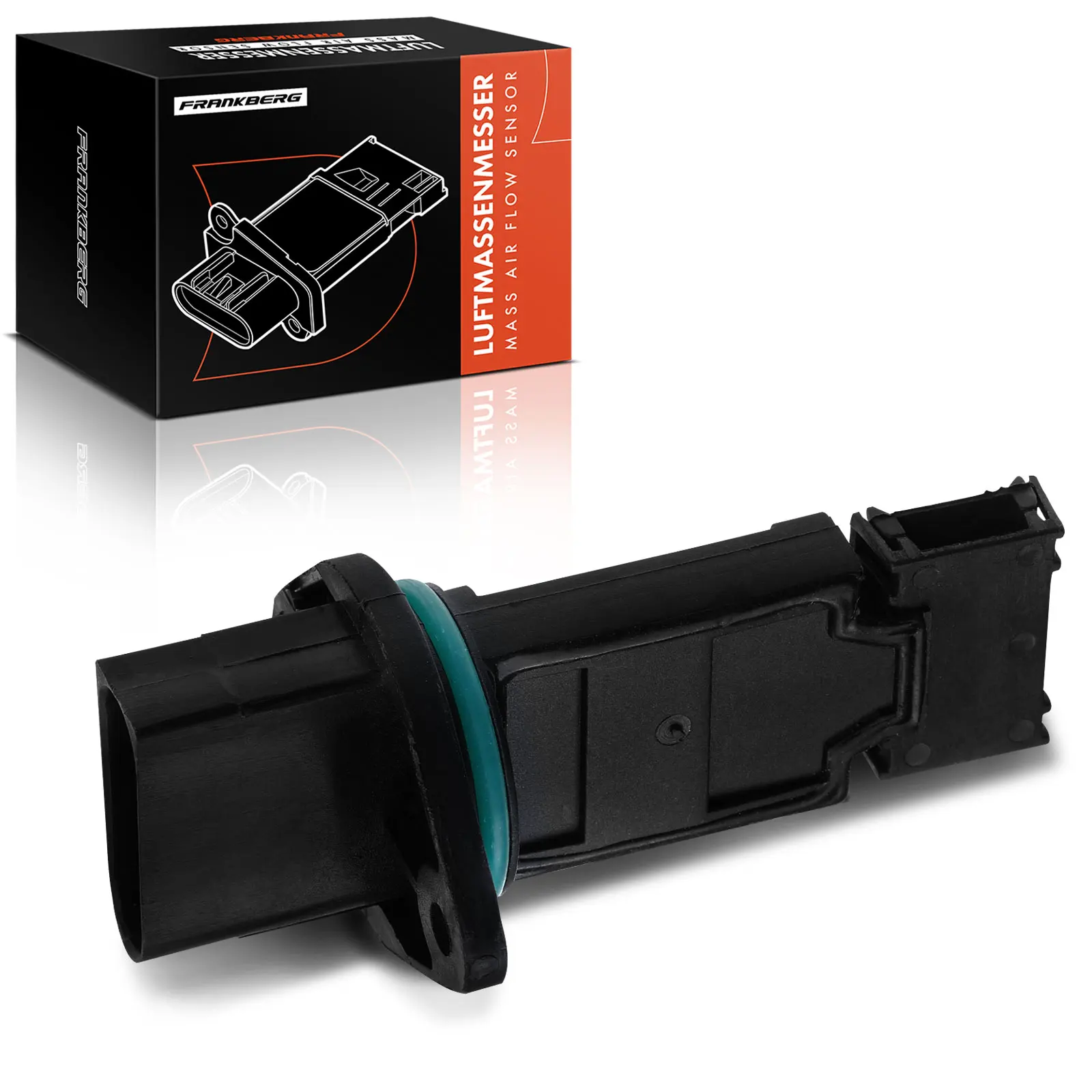 Frankberg 1x Mass Air Flow Meter voor BMW E81 E87 E46 E90 E92 E46 E46 E91 E39 E38 E53 Mercedes-Benz W168 CL203 S202 S203 S204 6460940048