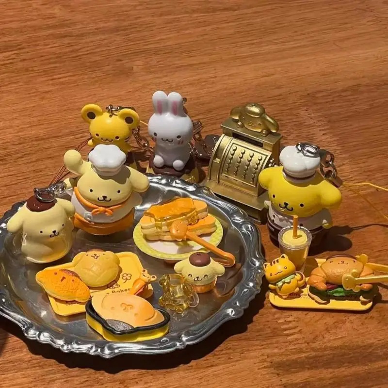 Re Ment Sanrio Cinnamoroll Blind Box Miniature Figurine Secret Closet Delicate Ornament Collectible Trendy Toy Desktop Display view 6
