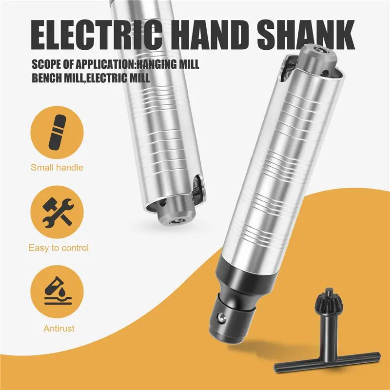 PZHI-Handpiece Handle Key Drill Chuck For Flex 3 Fit Flexible Shaft For Foredom Grobet Motor Rotary Tool Accessory