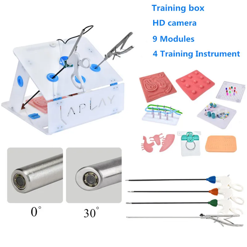 

Laparoscopic surgery simulator training Box Complete set Teaching Practice Tools Trainer Surgical Instrument