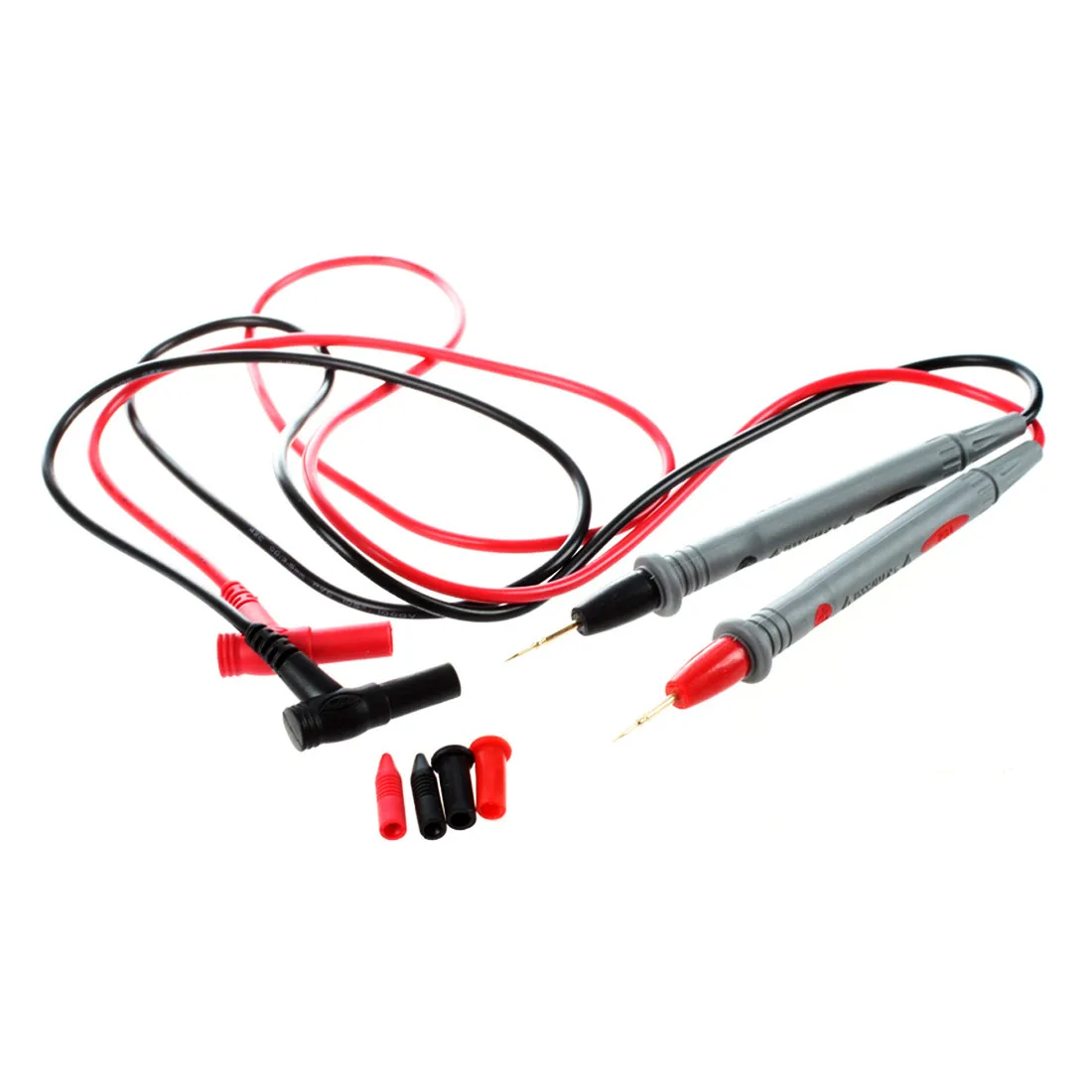 1 Paar Digitale Multimeter 1000V 20a Universele Testkabel Sonde Rood + Zwart