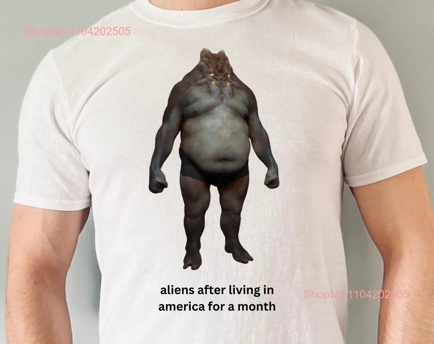 Alien Humor T Shirt 2023 America Funny Dark UFO long or short sleeves