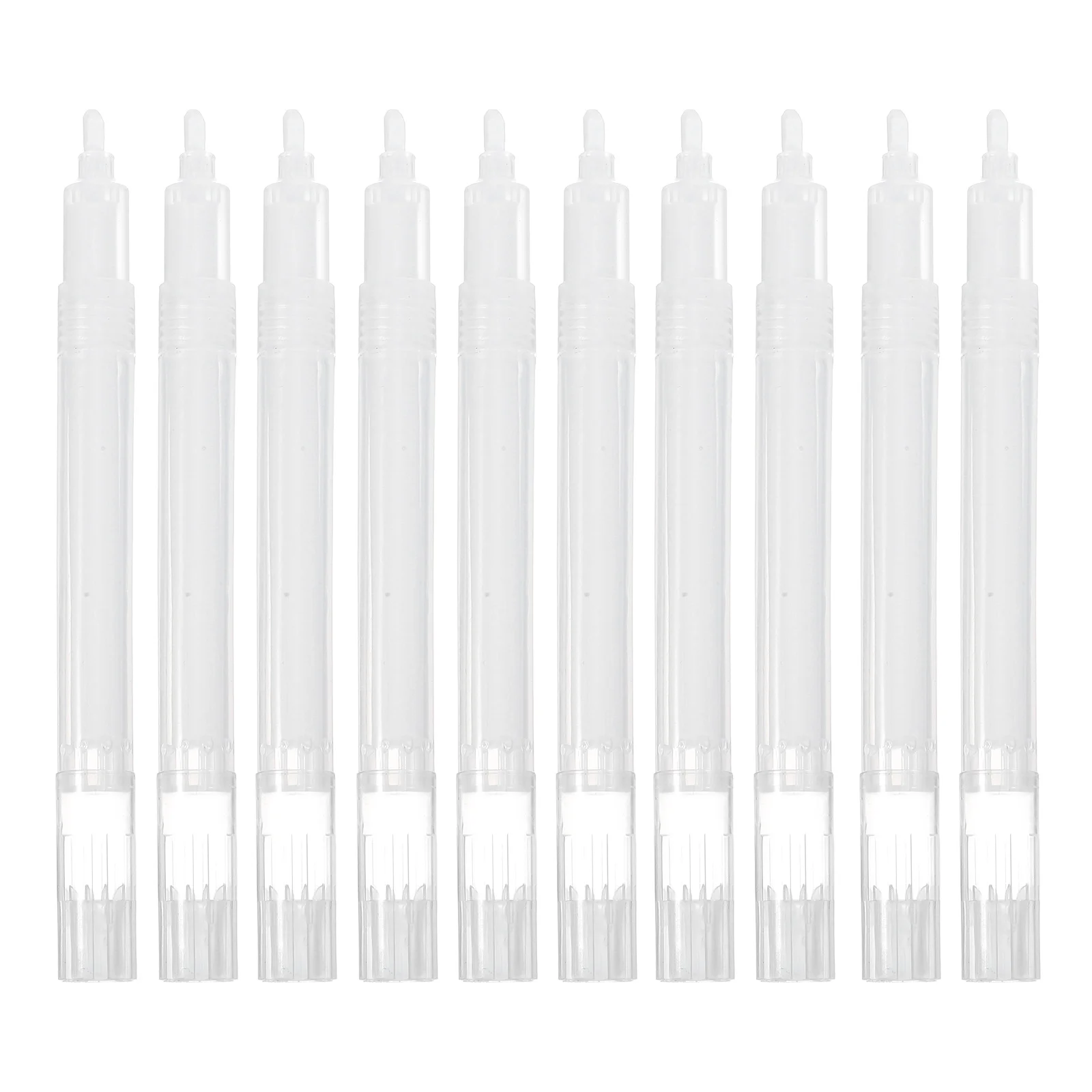 

10 Pcs Mark Pen Empty Tube Acrylic Permanent Paint Brush Marker Graffiti Markers Fillable Blank