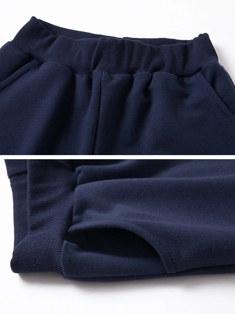LJMOFA 2-13T Jongens Losse Ademende Broek Cool Kid Zomer Straight Casual Broek Volledige Lengte Student Comfortabele Broek