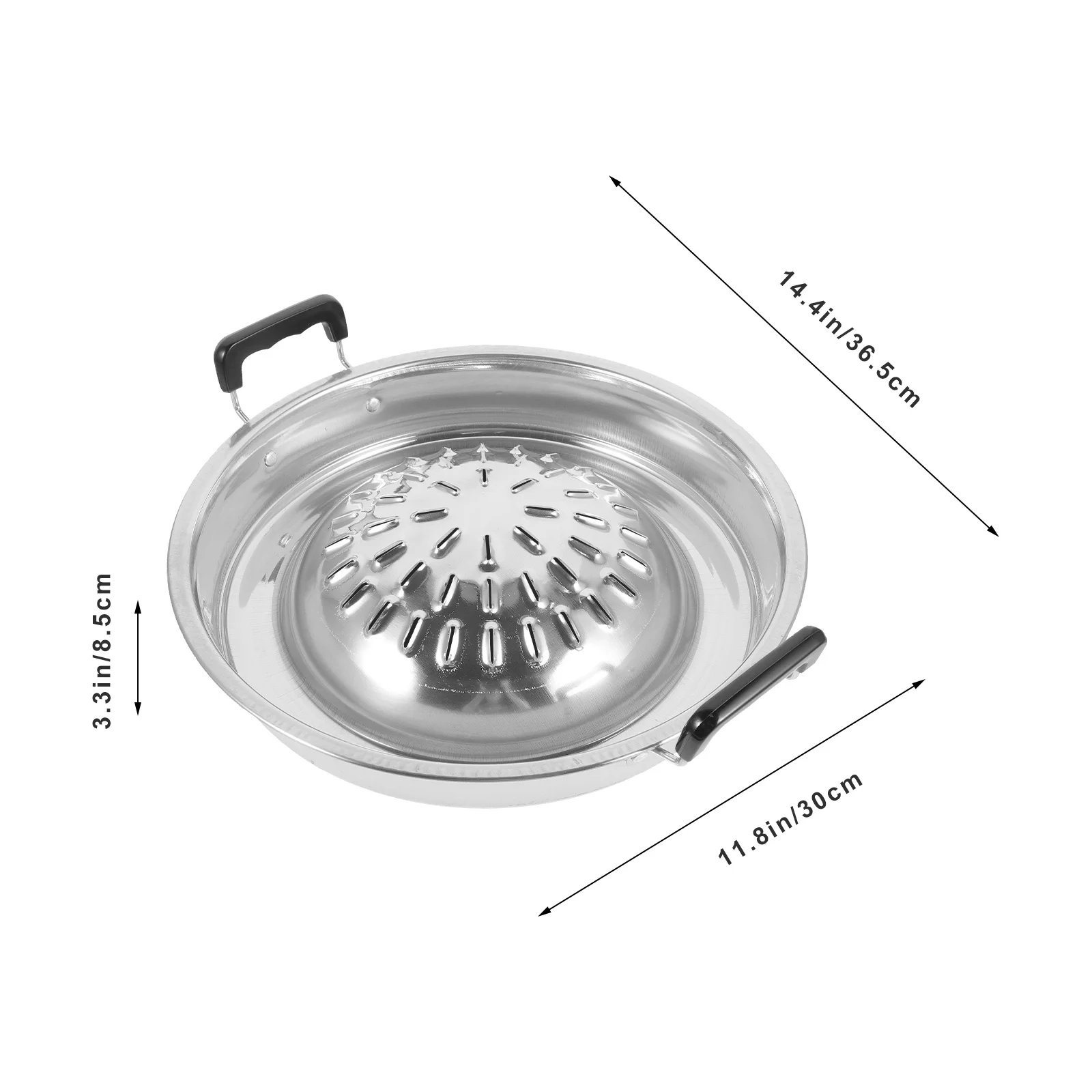 Backform Runder Grill Restaurant Hot Pot Home Desktop Röster Professioneller Grill