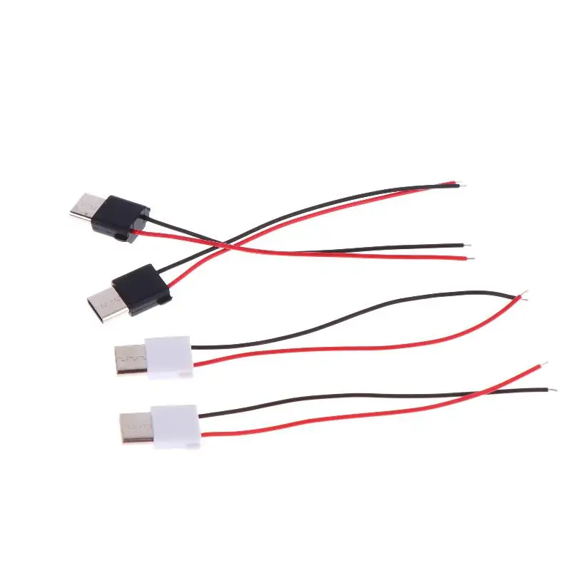 * New 1/5Pcs Type-C Modified Plug Type-C Male Head With Resistor Capacitor For Mobile Phone Power Bank Special Connector C Port