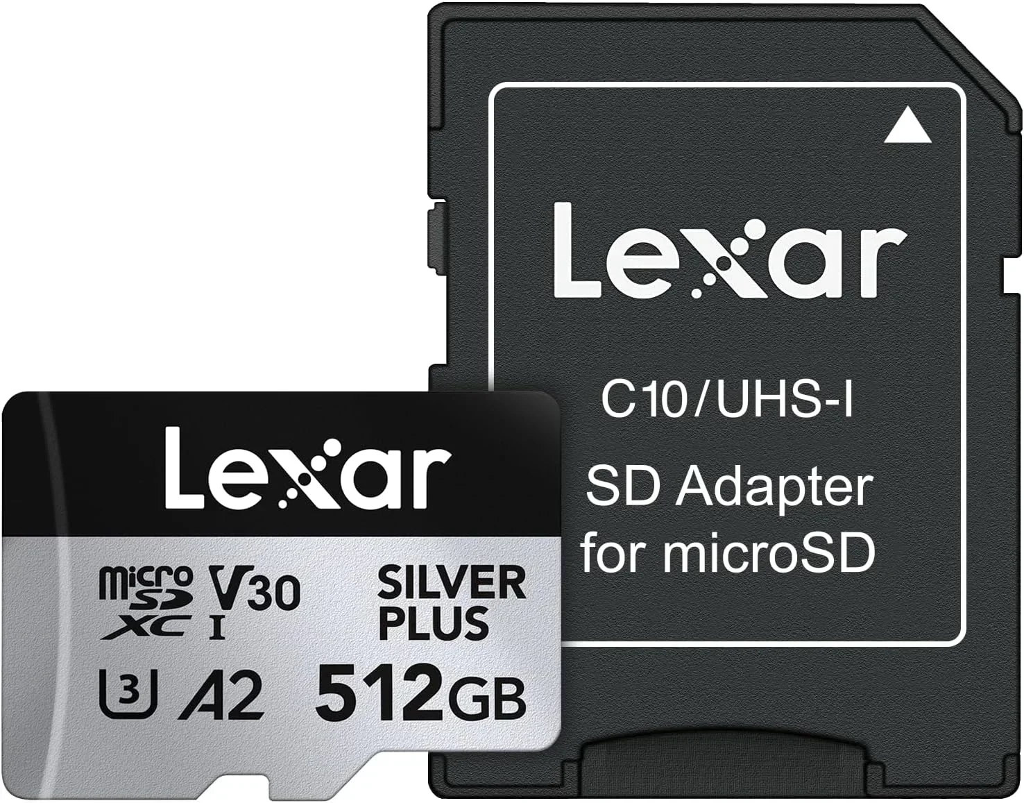 Portable Device Expansion Lexar SILVER PLUS MicroSD Card U3 A2 V30 High Capacity Storage Card For Tablet Game Console Phone