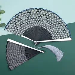 Aluminum Alloy Big Bone Ancient Style Folding Fan Cool and Durable Summer Carry Hanfu Qipao Dance Fan