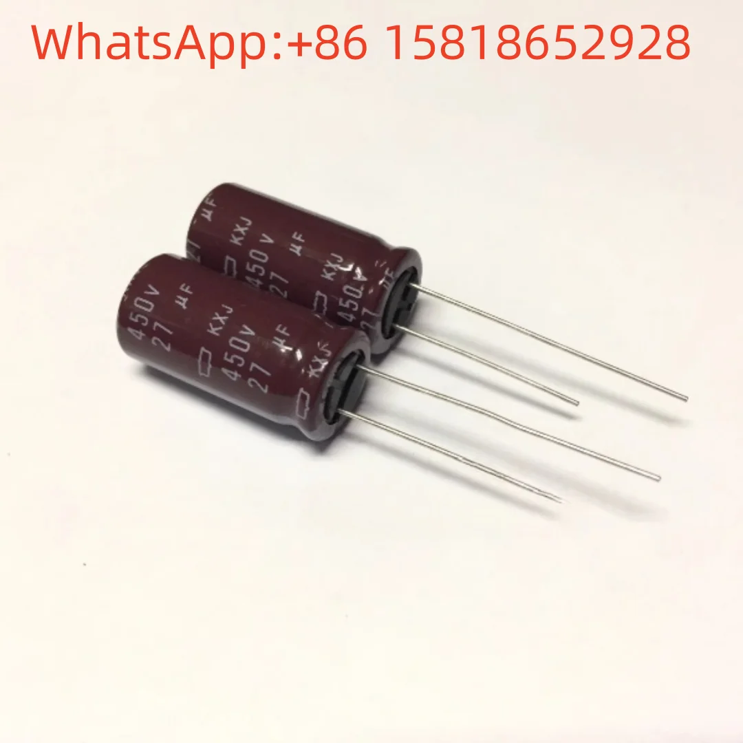 5pcs 450V27UF 12.5X25 Black Diamond KXJ series high-frequency long-life 27UF450V electrolytic capacitors