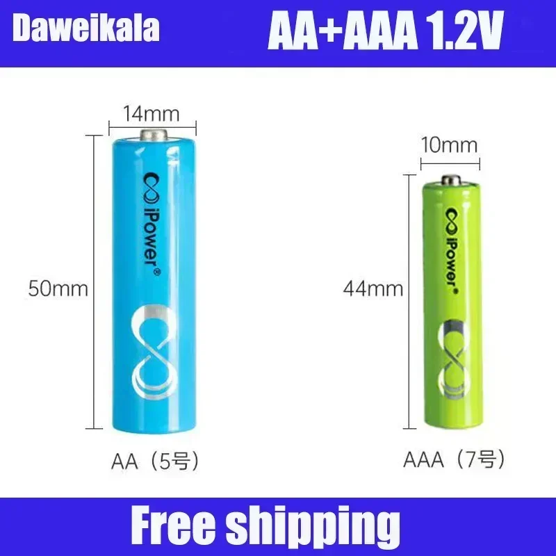 AA + AAA 1,2 V batería recargable ni - MH AA 1000 Mah 3a batería de flash aaa con soporte de batería 2pcaaa / AA