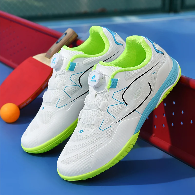 

Professional Couples Table Tennis Shoes Shock-Absorbant Table Tennis Sneakers Quick Lacing Outdoor Sneakers Badminton Footwear