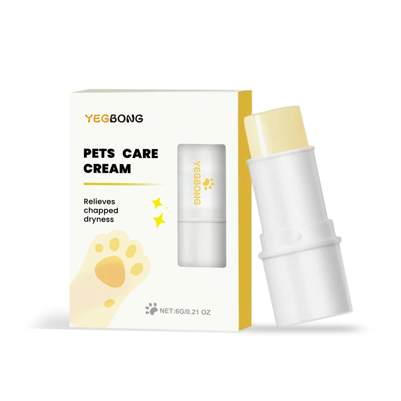 Paw Balm Stick Foot Moisturizer Claw Care Protection Paw Soother Dry Paw Cracked Protection Deep Nourishment Pet Foot Care Cream