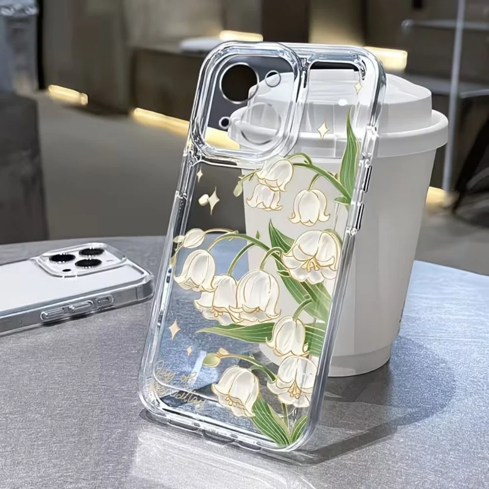 Vintage Lily of the Valley Phone Case For IPhone 18 17 Air 16 15 14 13 12 Mini 11 Pro Max Plus Camera Protection Slim Back Cover