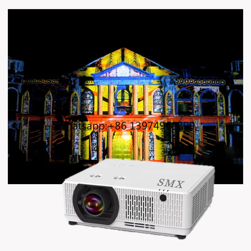 8200 Lumen High Brightness 3LCD Laser Projector WUXGA 1920*1200 3D Hologram Projector for Large Venue Immersive Projection
