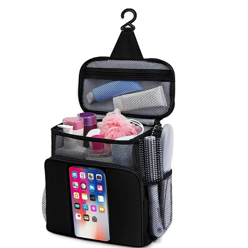 

IALJ-Mesh Shower Bag Portable Beach Bag Tote Bag Quick Dry Hanging Shower Organizer For Bathroom, Gym, Travel, Camping