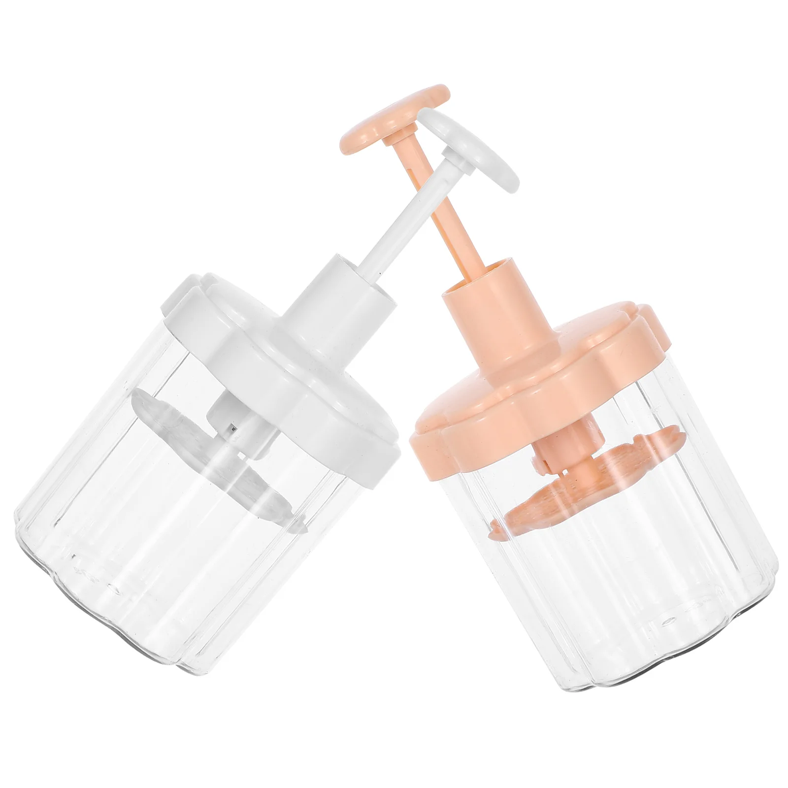 

2pcs Foaming Dispenser Shampoo Body Wash Facial Cleanser Rich Foam Maker Plastic Bottle Easy Press Saves Product Even