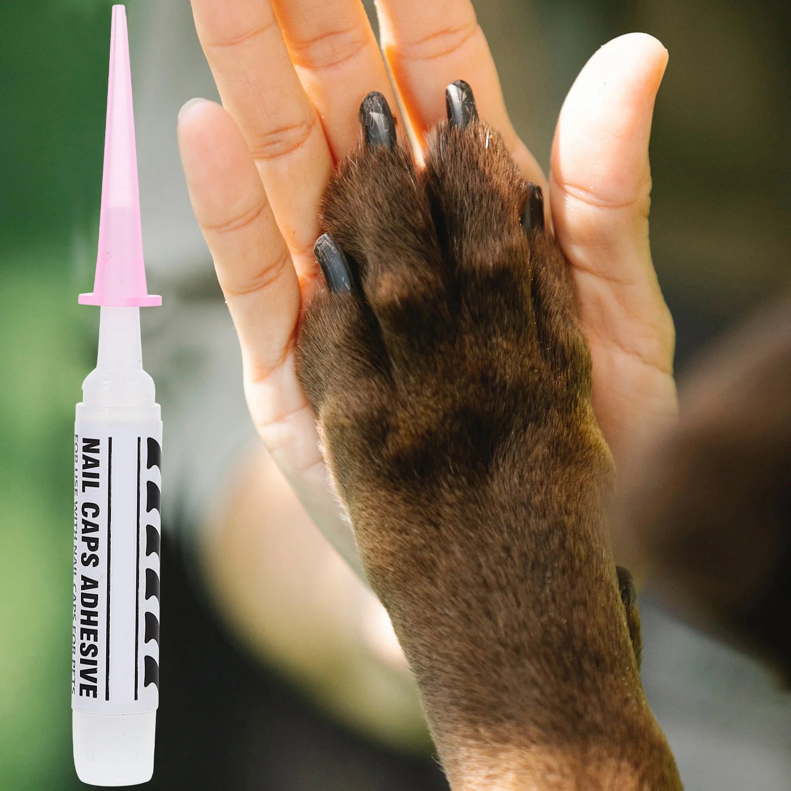 

20Pcs Pet Nail Glue Adhesive for Cat Dog Nail Caps Secure Fit Protect Furniture Pet Nails Safe and Easy to Apply