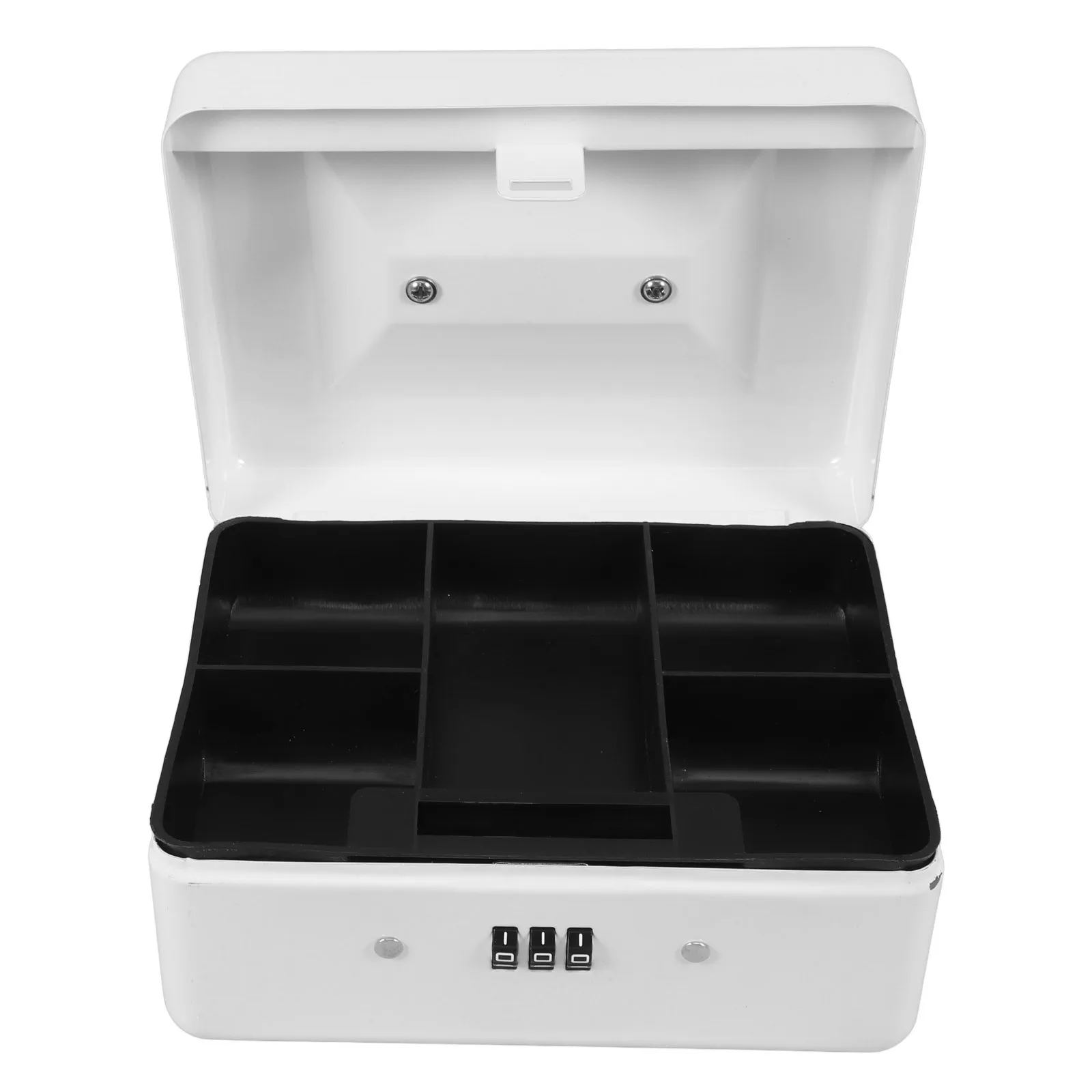 قفل بكلمة مرور النقدية تخزين معدني شديد التحمل للمنزل والمكتب والنوم سعة كبيرة حاوية مقصورة مخفية صندوق آمن صغير لـ