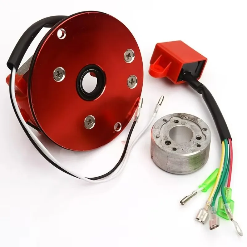Pkx для скутера 50/110/125/140/150CC, картинг, квадроцикла, квадроцикла, горизонтальный двигатель, мотоциклетная магнитная катушка, внутренний ротор, статор в сборе Pkx для скутера 50/110/125/140/150CC, картинг, квадроцикла, квадроцикла, горизонтальный двигатель, мотоциклетная магнитная катушка, внутренний ротор, статор в сборе