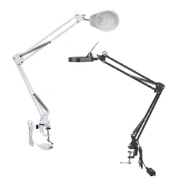 8X 10X 15X 20X  Magnifying Glasses With Light 38pcs Led Lights Clip Clamp Table USB Magnifier For Welding Reading PCB Repair