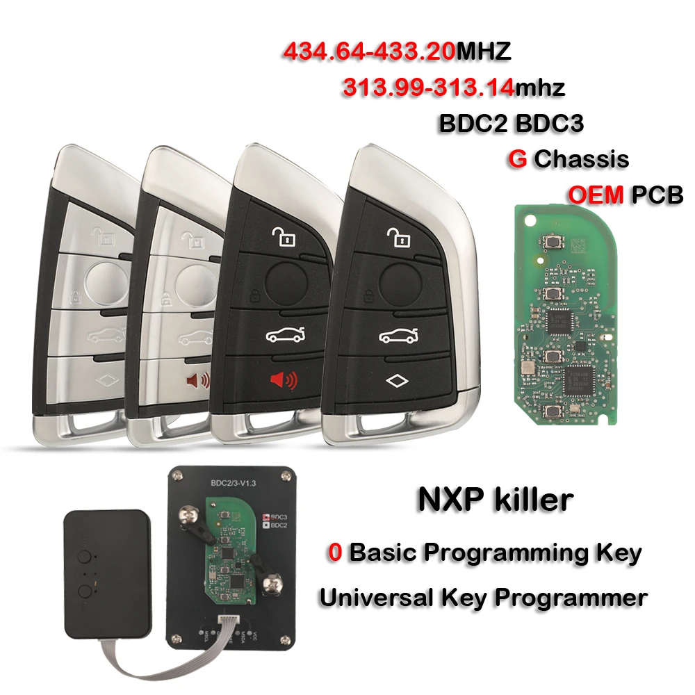 

jingyuqin N5F-ID21A ID49 434MHz Original PCB Car Remote Key For BMW 3 5 6 7 X3 X5 X7 G Series G01 G02 G08 G11 G20 G30 G31 G32