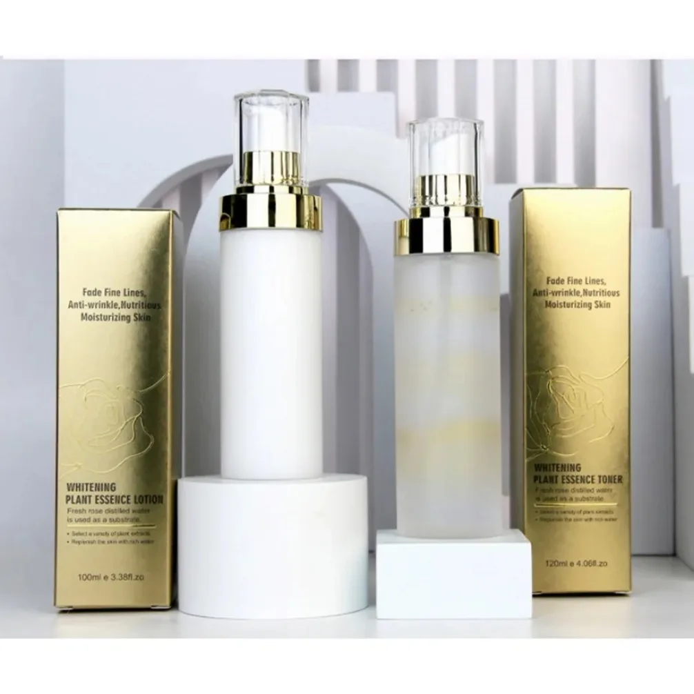 Tonico Viso all'Acqua di Rosa Vegano con Logo Personalizzato, Idratante e Restringente Pori, Essenza Tonica Pura all'Ingrosso