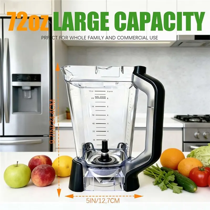BRAND NEW】For Ninja Blender 72OZ XL Replacement Pitcher-Works For