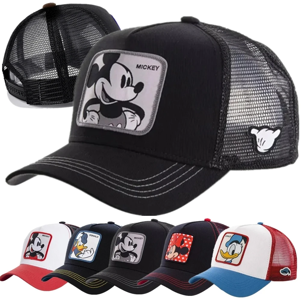 Hot Sale Unisex Anime Cartoon Cap Disney Embroidery Baseball Cap Men Women Trucker Hat