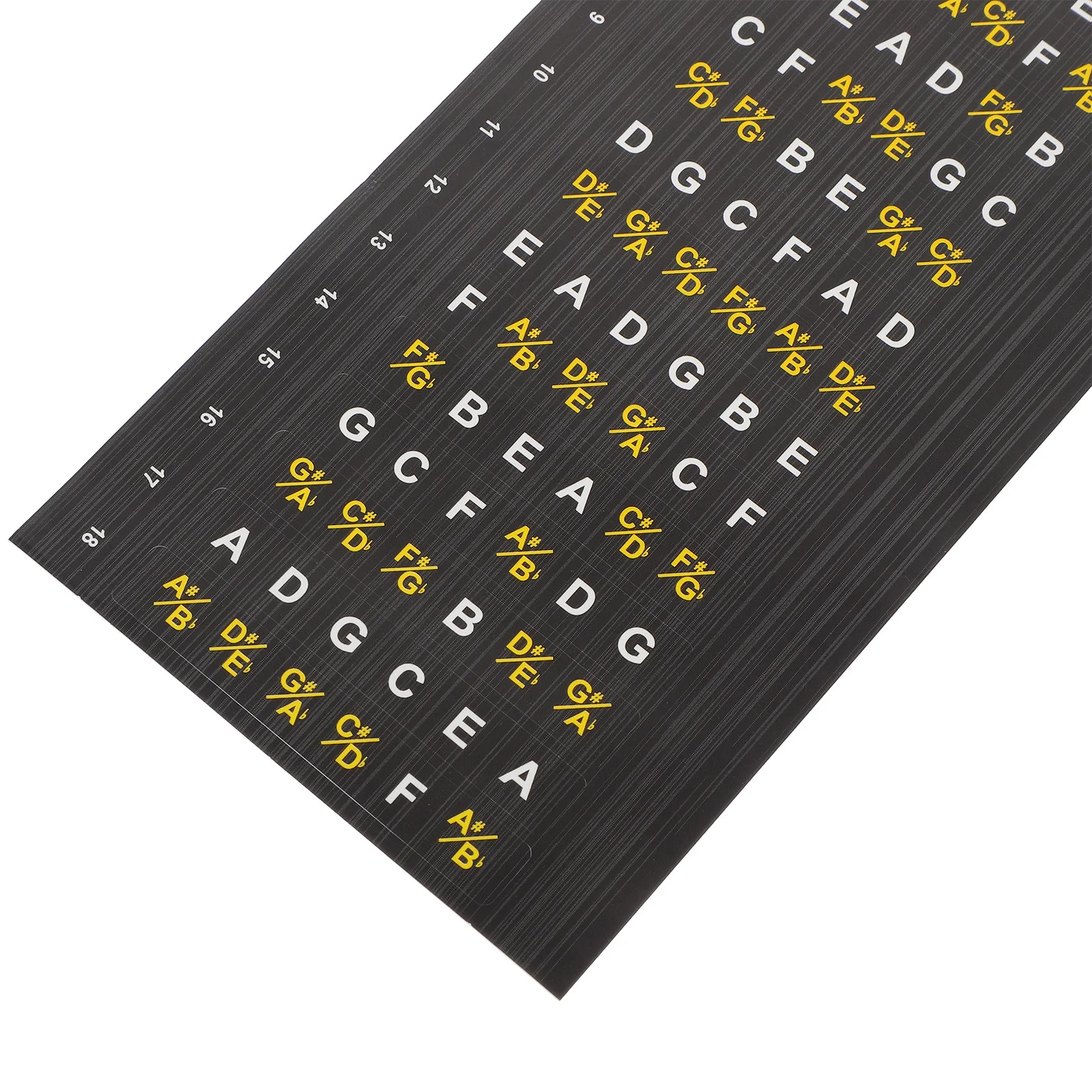 

Guitar Fretboard Stickers 2 Sheets Durable and Tearing Resistant Decals for Beginners and Advanced Players Fretboard Stickers