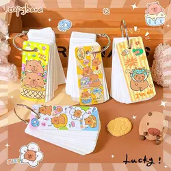 Kawaii stationery supplies back to school  acsesories capybara Diary mini Portable Notebooks  Notepad Ring notebook memo pads