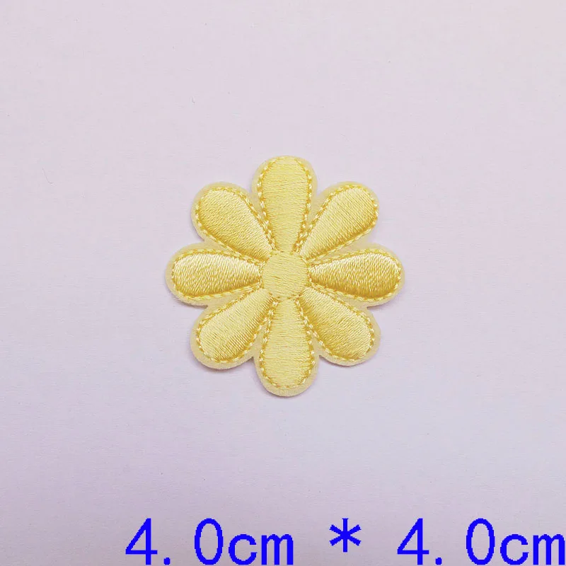 10Pcs Embroidery Sunflower Flowers Sew Iron On Patches Badges For Dresses Bag Hat Jeans Clothes Applique DIY Crafts Accessories