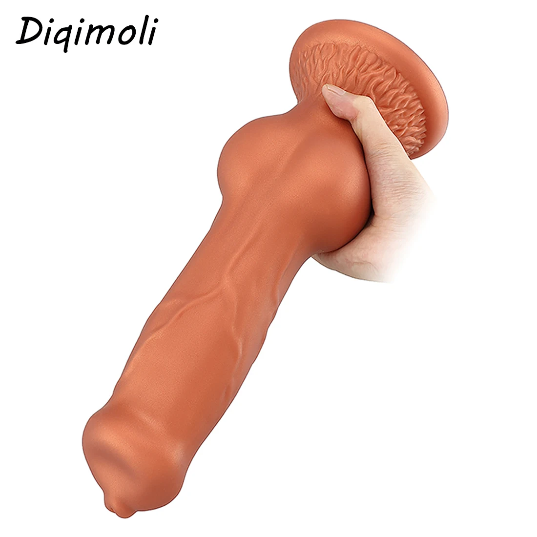 Oversized Liquid Silicone Dog Dildos Anal Plug Soft Penis Anal Dilator Stimulate Vagina Anus Animal Phallus Butt Plug Sex Toys