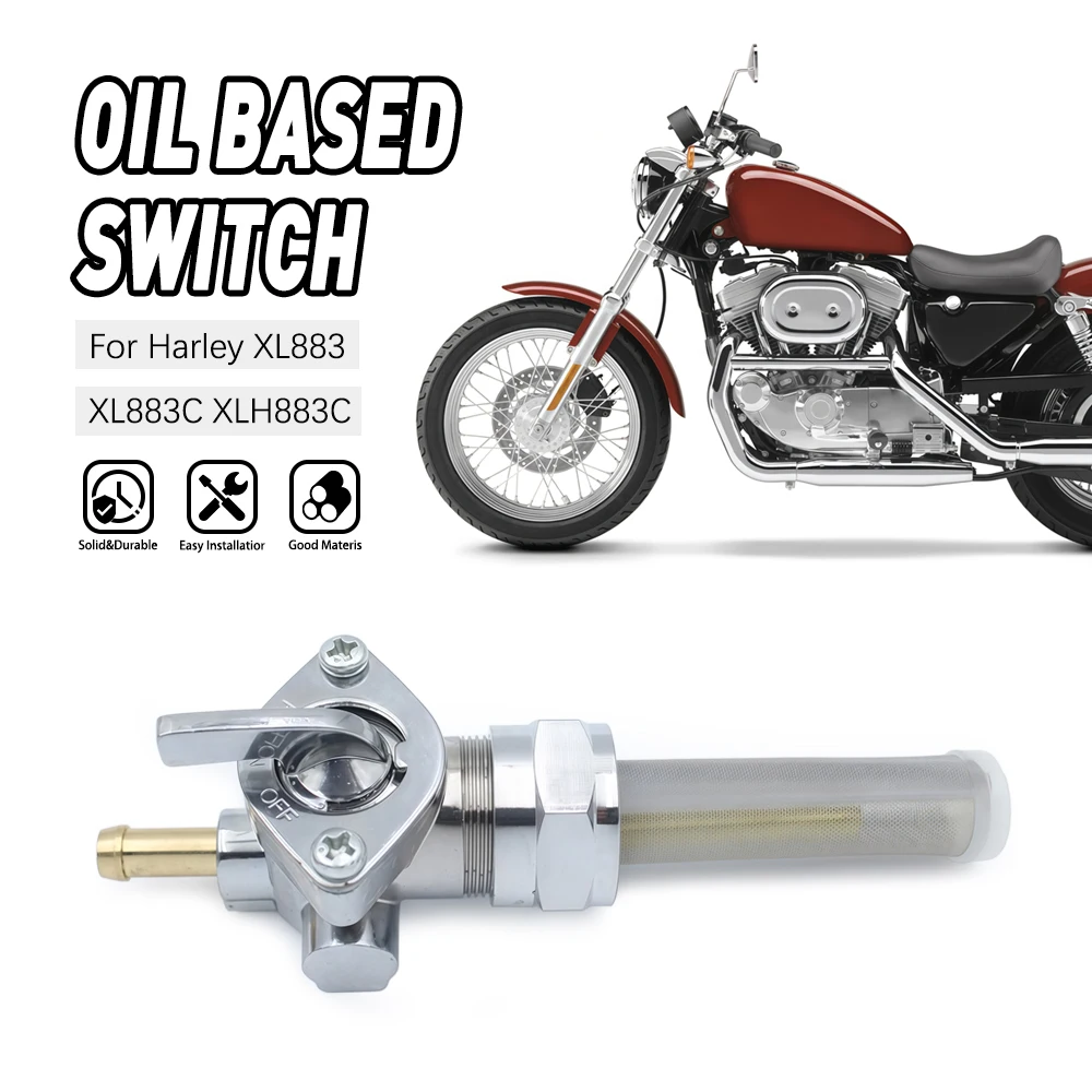 

Fuel Tank Tap Switch Valve Petcocke For 62163-75 Harley Davidson Heritage Softail Blackline Dyna Street Bob Super Glide Fatboy