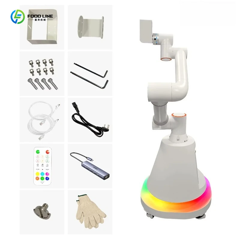 Özelleştirilmiş Otomatik 3D Model Robot 360 Fotoğraf Kabini Makinesi Düğün Partisi Robotik Kamera Kolu