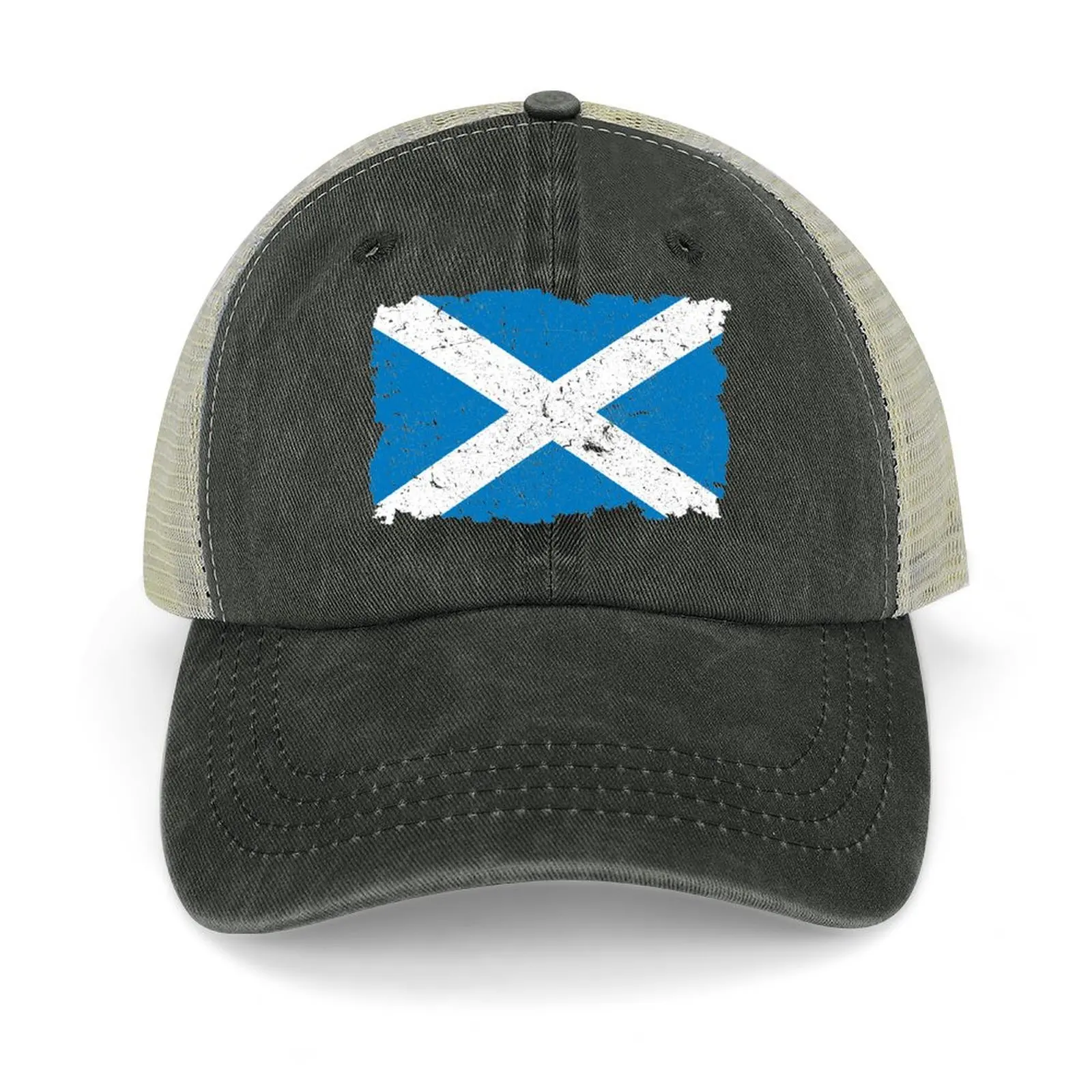 

Vintage Scotland Flag - Retro Scottish Flag Baseball Cap party Hat designer cap sailor cap for men cute Sun Hats For Women Men's