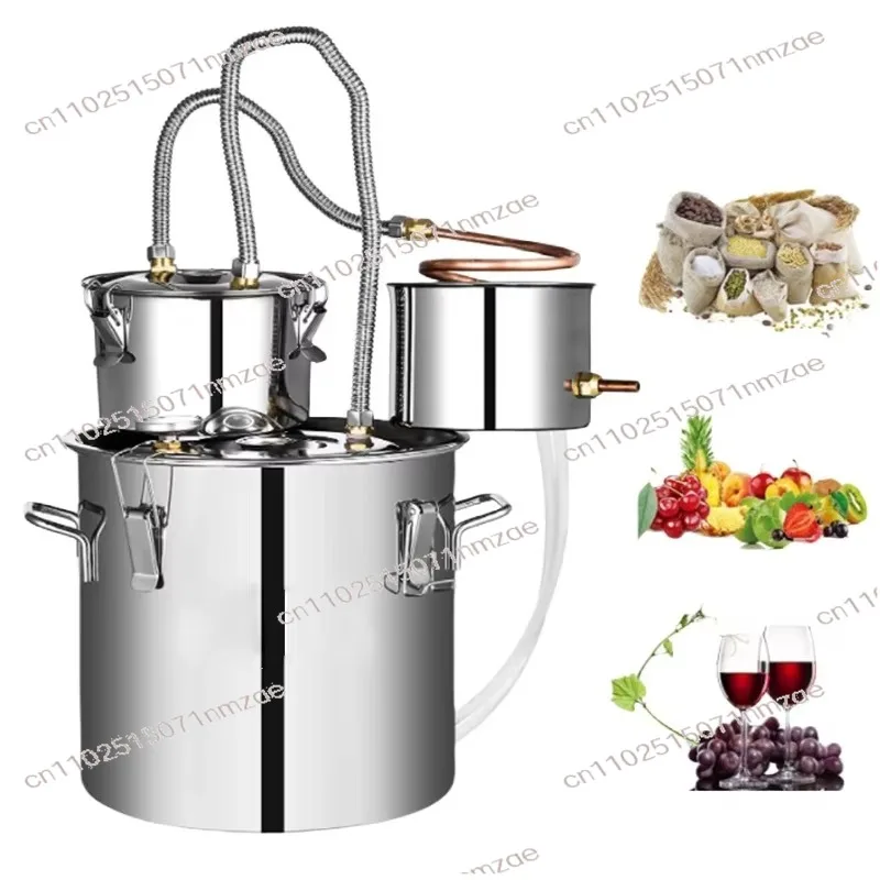 

Compact Household Essential Oil Distiller for Beverage & Wine Brewing Distillation Equipment