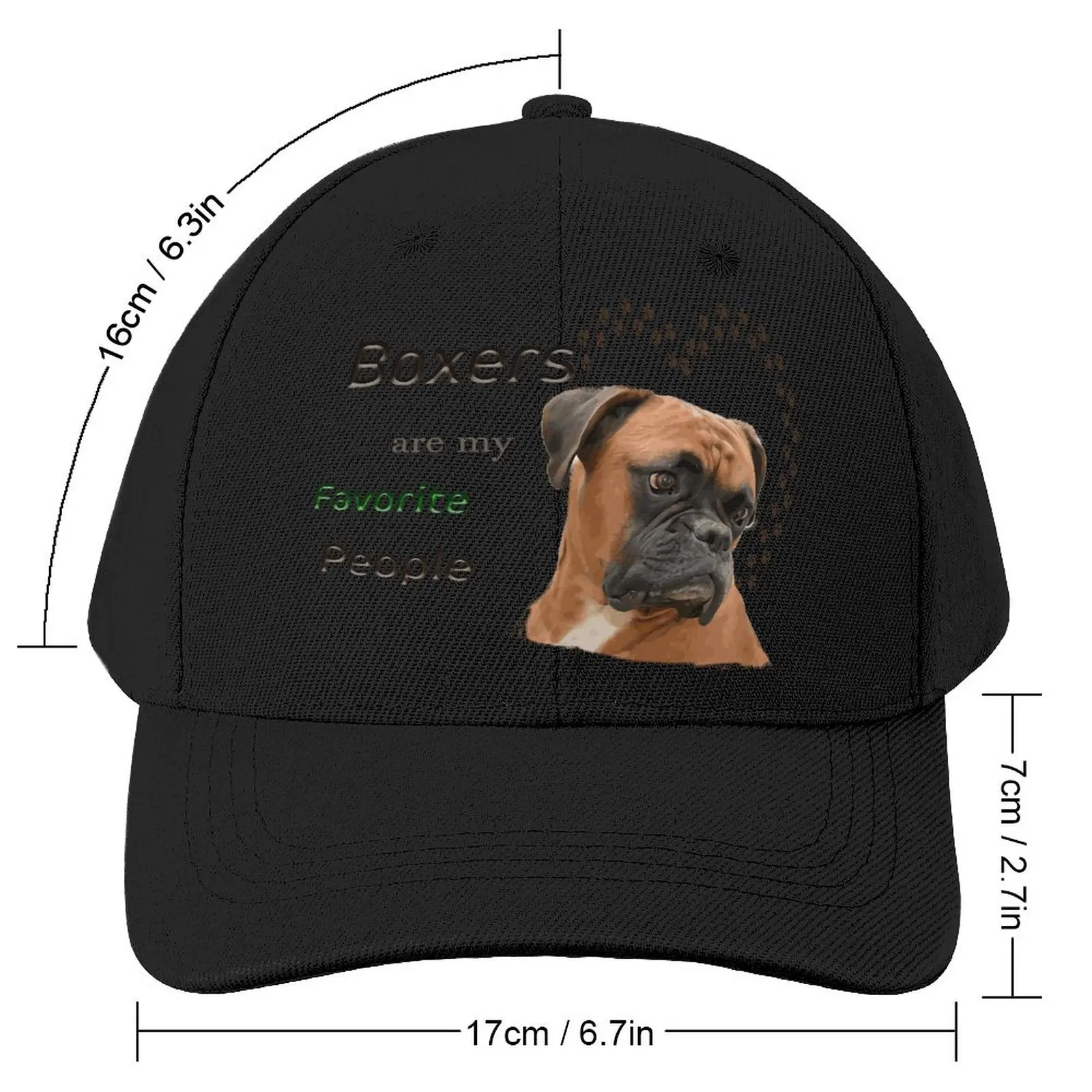 Boxer Dog Baseball Cap Gym Baseball Hat Dropshipping Polyester Girls Unisex Print Cap