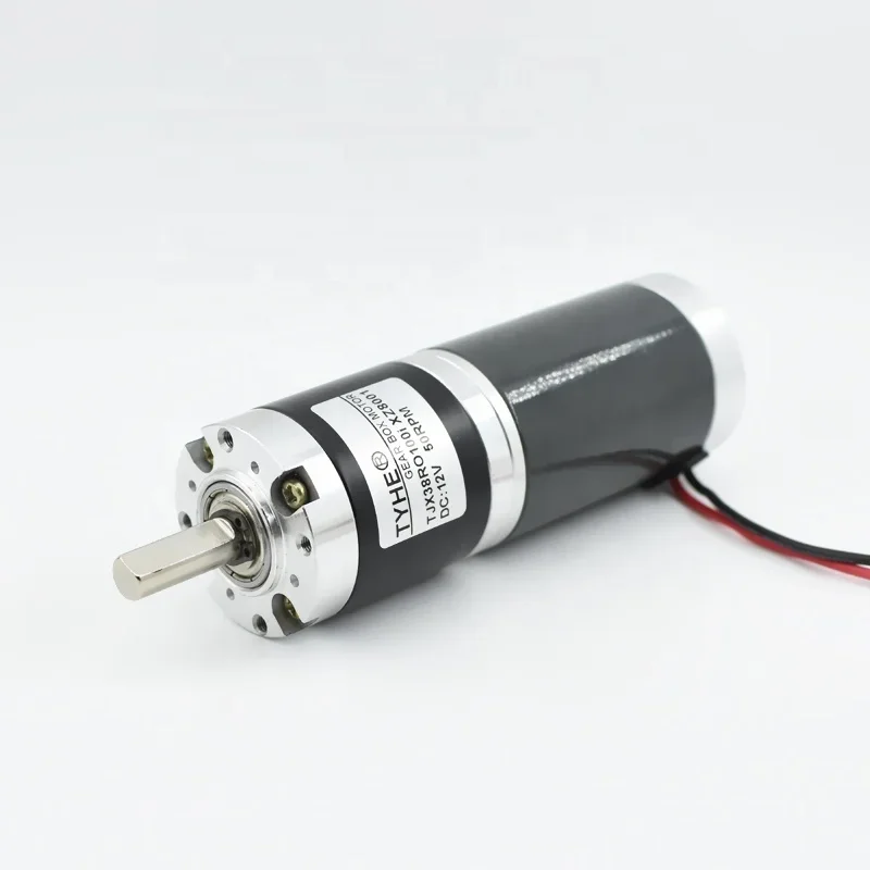 

TYHE Low Noise 38mm Gearbox 12V 24V 1800RPM 50RPM Large Torque Micro 16W 15W 20W DC Planetary Geared Motor With Ce Rohs