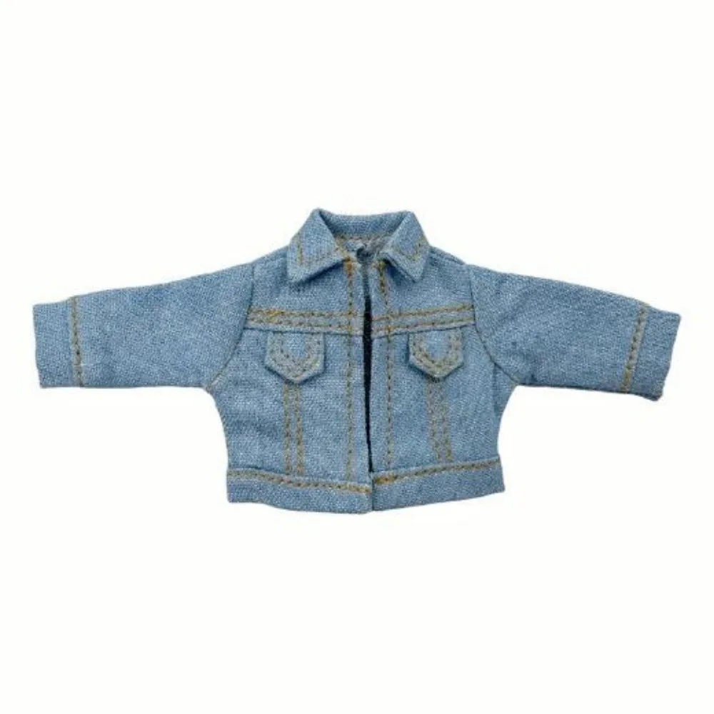 

6 Colors Doll Clothes Jeans Coat Mini Doll Accessories Doll Tops Cute Dress Up Toys for Obitsu11 Dolls 1/12 bjd Dolls