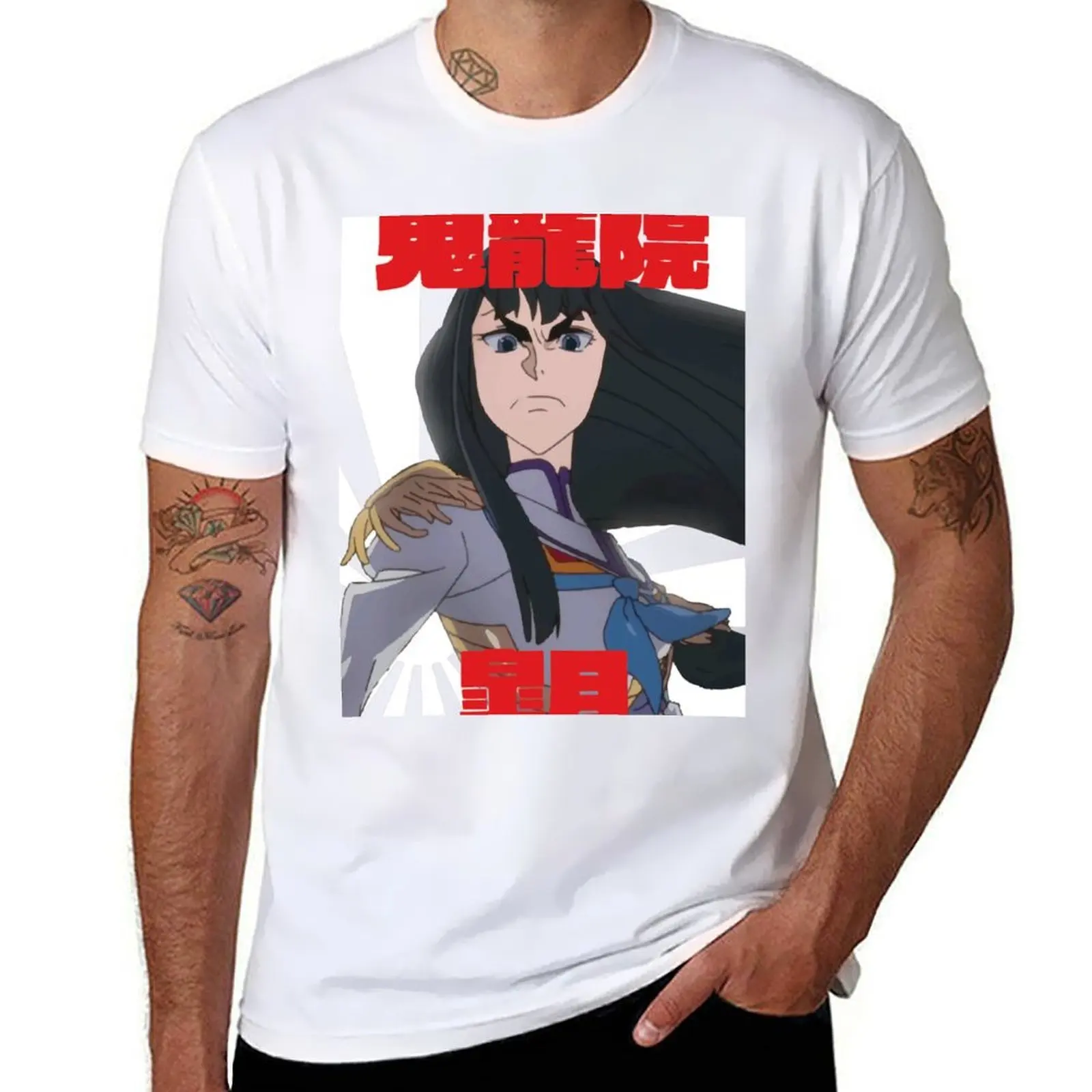

Kiryuin Satsuki T-Shirt t shirts designer anime t shirts oversize T-Shirt