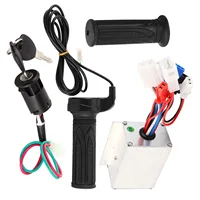 Juego de controlador de velocidad para patinete eléctrico, controlador de 24V y 250W con bloqueo de agarre del acelerador, accesorio para patinete, Kit de controlador